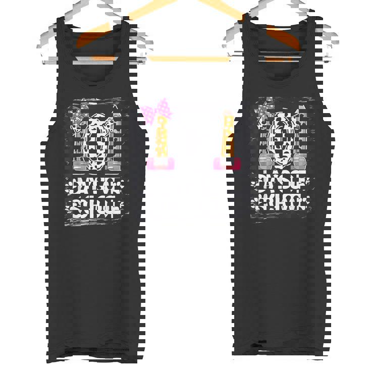 Celebrate 101 Days Of School Teacher Kids Tank Top