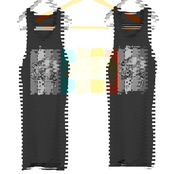 Cerda Lechón Retrointage Para Los Amantes De Los Cerdos Camiseta sin mangas
