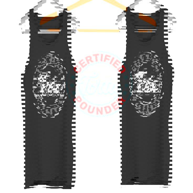 Certified Torta Pounder Foodie Tank Top