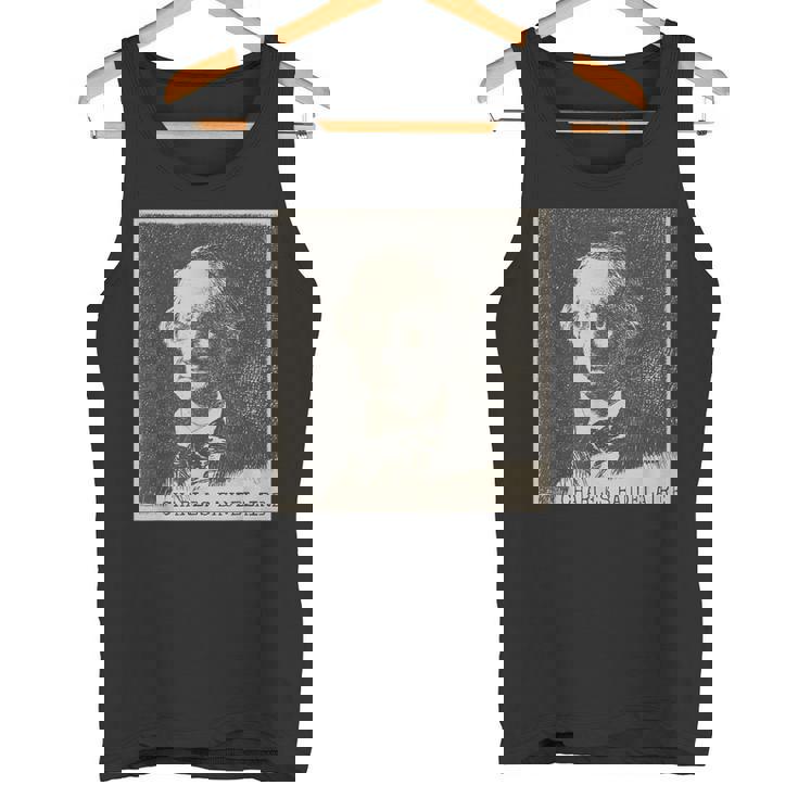 Charles Baudelaire Retrato Poeta Francés Camiseta sin mangas