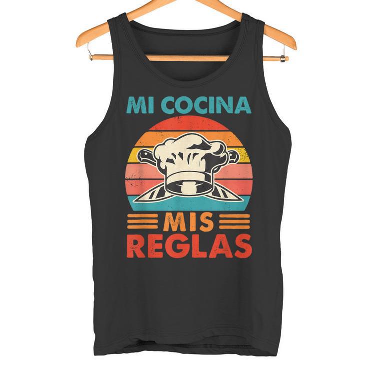Chef Cocinero Panadero Amante De La Cocina Culinaria Mi Cocina Mis Reglas Camiseta sin mangas