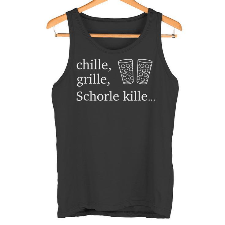 Chille Grille Schorle Kille & Dubbeglas Tank Top