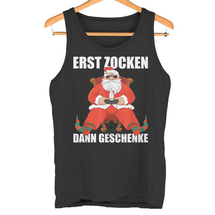 Christmas And Gaming Tank Top