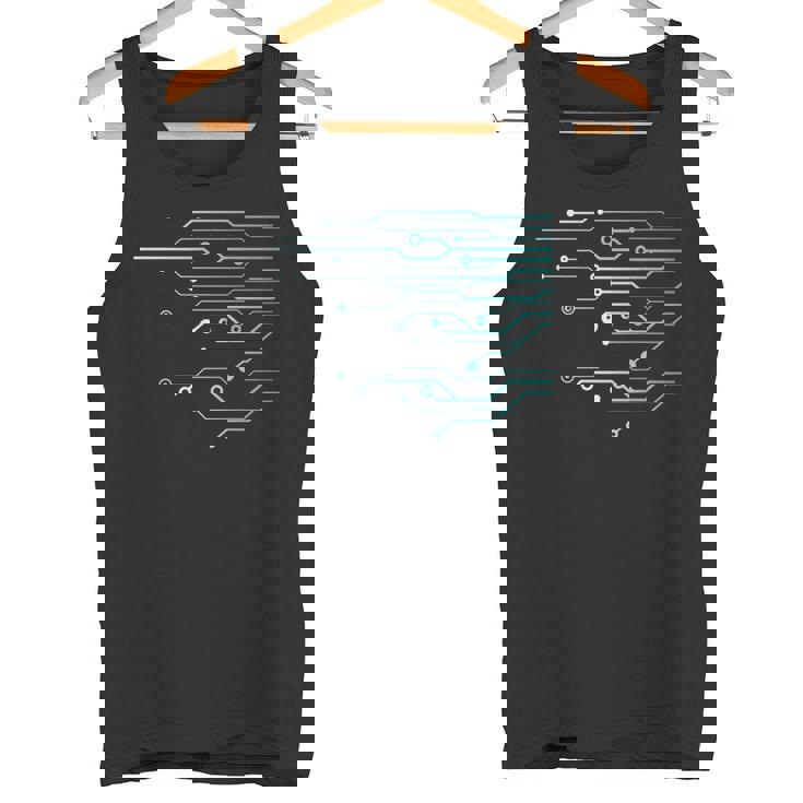 Circuito Informático I Ingeniero I Computer Nerd Camiseta sin mangas