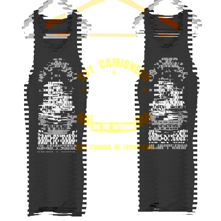 Conductor De Camión Grande Semirremolque Conductor Camiseta sin mangas