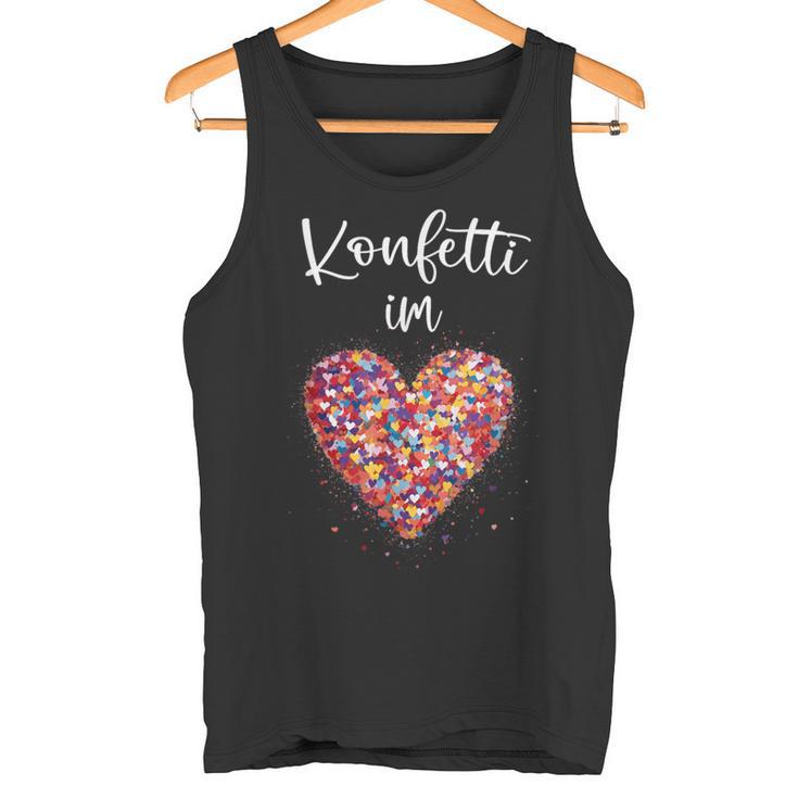 Confetti In The Heart Kölle Alaaf Red Carnival Fashing Tank Top