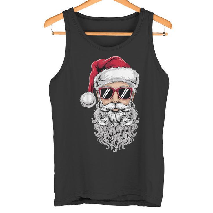 Cool Christmas Cool Santa Claus Christmas Tank Top