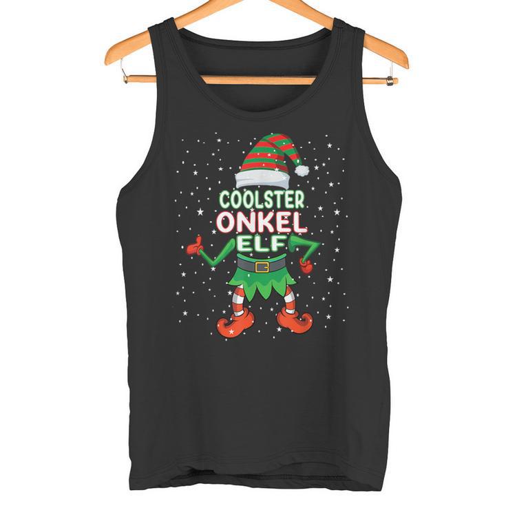 Coolster Uncle Elf Partner Look Family Outfit Christmas Tank Top