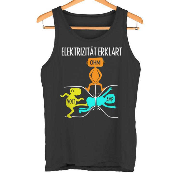 Craftsman Electronics Resistance Electricity Explained Tank Top