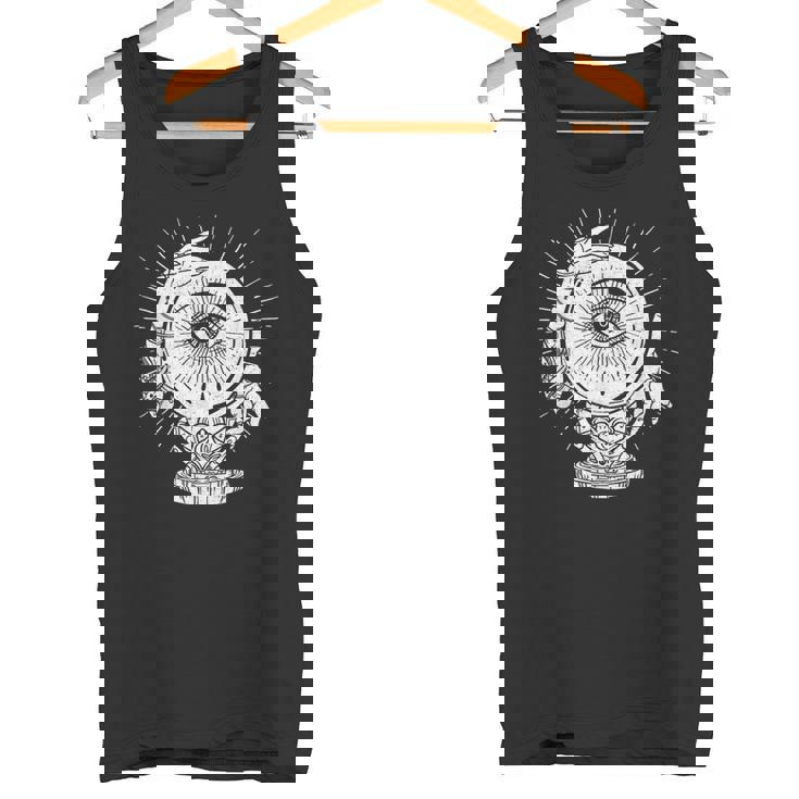 Crystal Ball Reading Foretelling Psychic Fortune Teller Tank Top