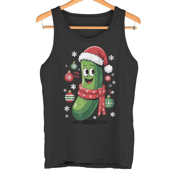 Cucumbers Christmas Tank Top