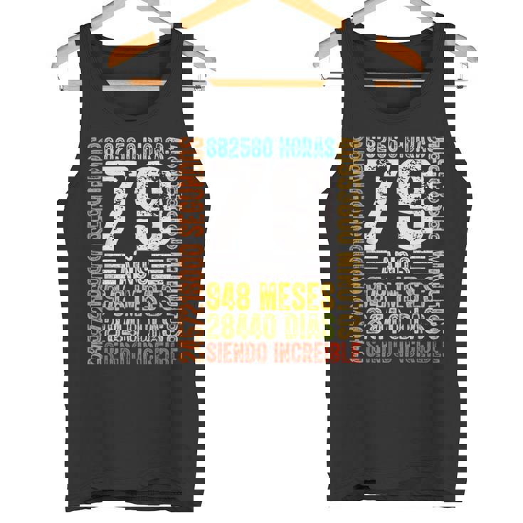 Cumpleaños Feliz 79 Años Feliz 79 Años Regalos Originales Camiseta sin mangas