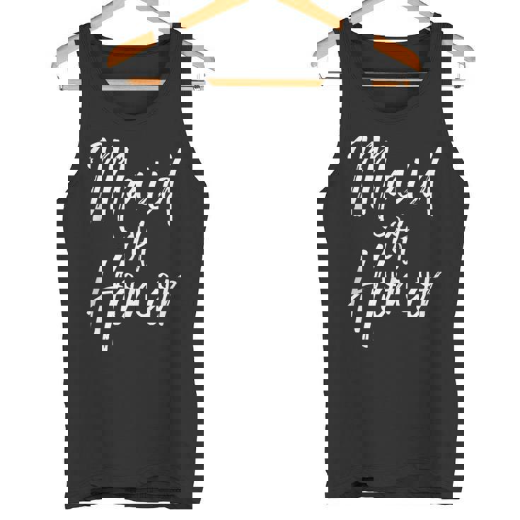 Cute Wedding Bridal Party For Bridesmaid Maid Of Honor Tank Top Tank Top