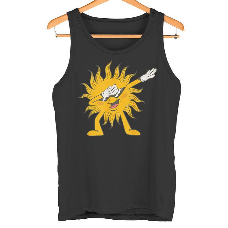 Dabbing Sun Summer Fun Tank Top