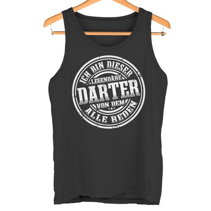 Darts Legend Dart Player Darts Dart Tank Top