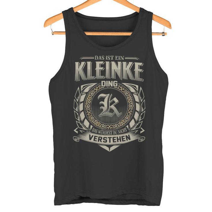 Das Ist Ein Kleinke Ding Kleinke Name Tank Top