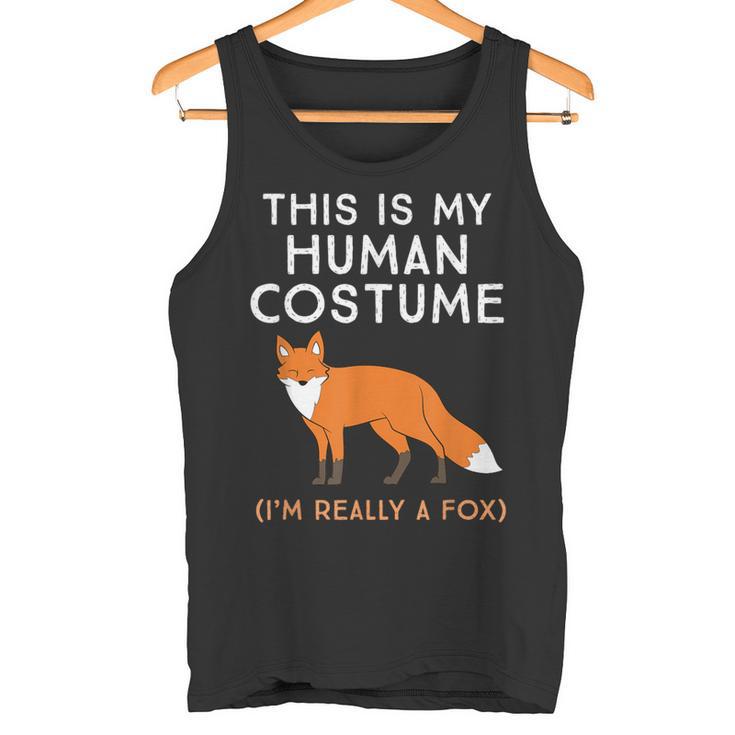 Das Ist Mein Menschen I'm Really A Fox Tank Top