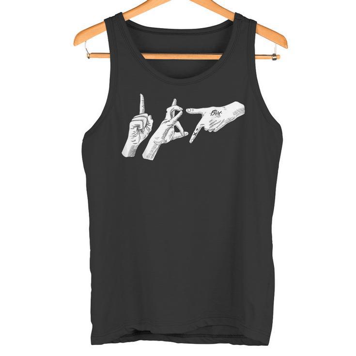 Deutschrap Hip Hop 187 Hand Sign Gesture Tank Top