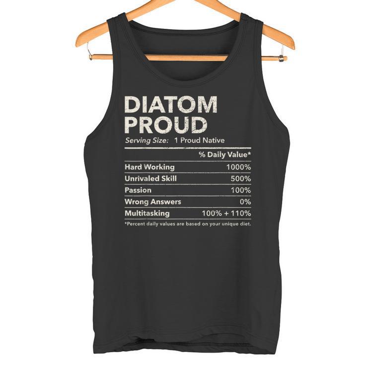 Diatom Nevada Proud Nutrition Facts Tank Top