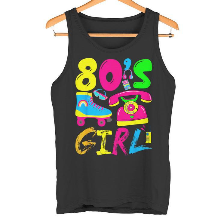 Disfraz De Los Años 80 Para Niña De Los Años 80 Camiseta sin mangas