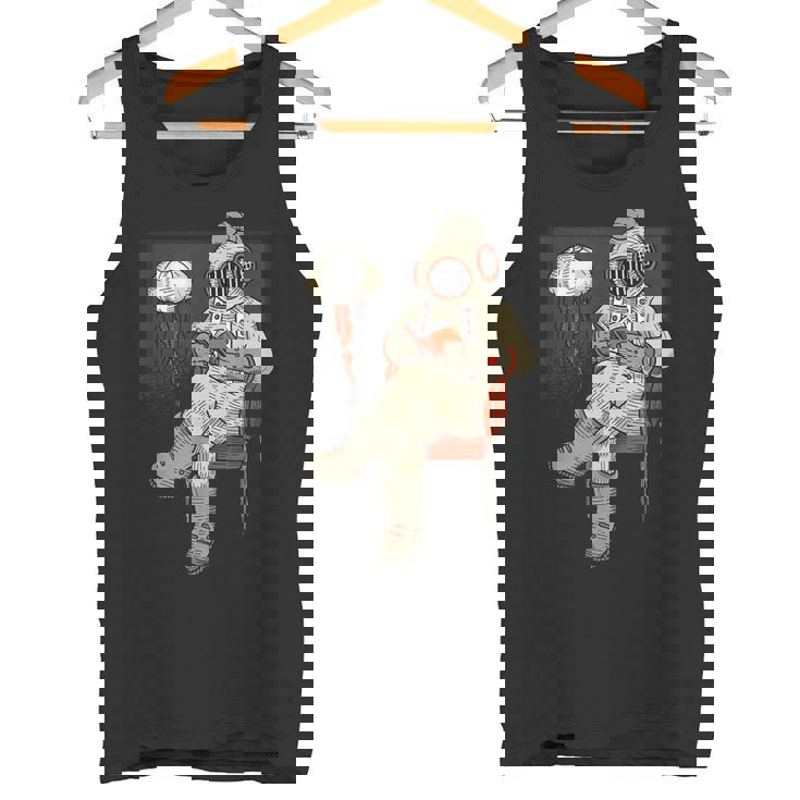 Diver Book Reading Tank Top
