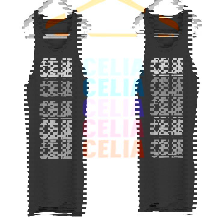 Divertido Regalo Nombre Celia Personalizado Primer Nombre Camiseta sin mangas
