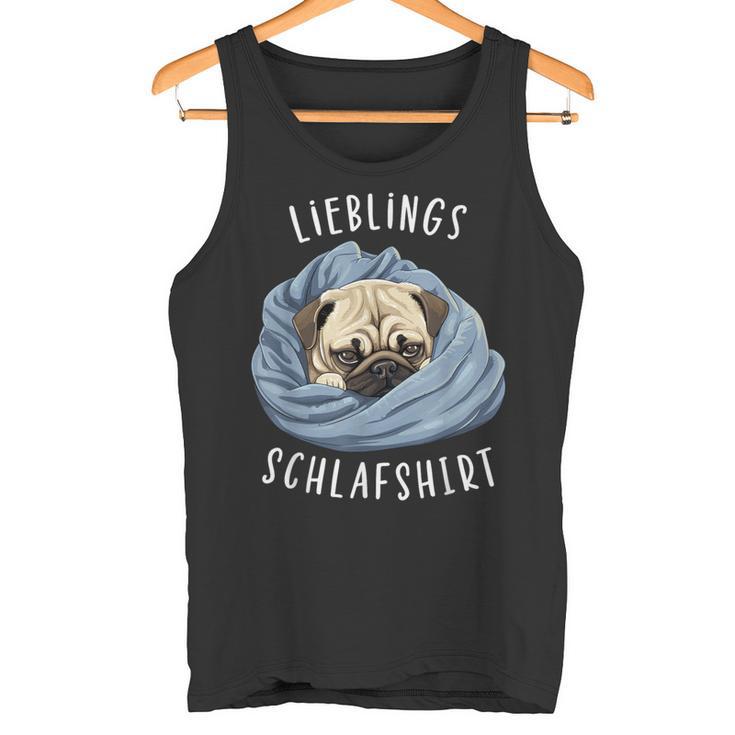 Dog Official Favourite Sleep Pug Tank Top