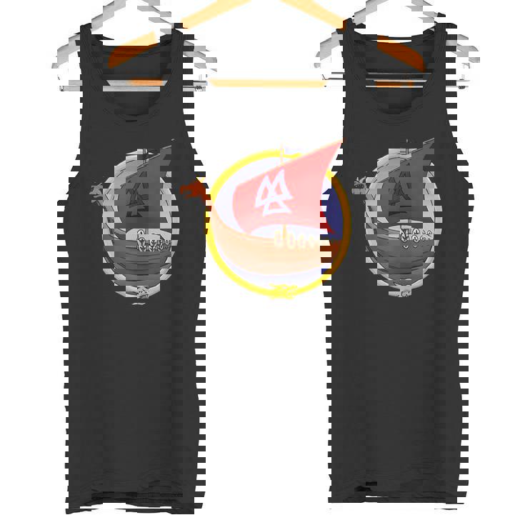 Drakkar Viking Dragon Longboat Nordic Sailing Tank Top Tank Top