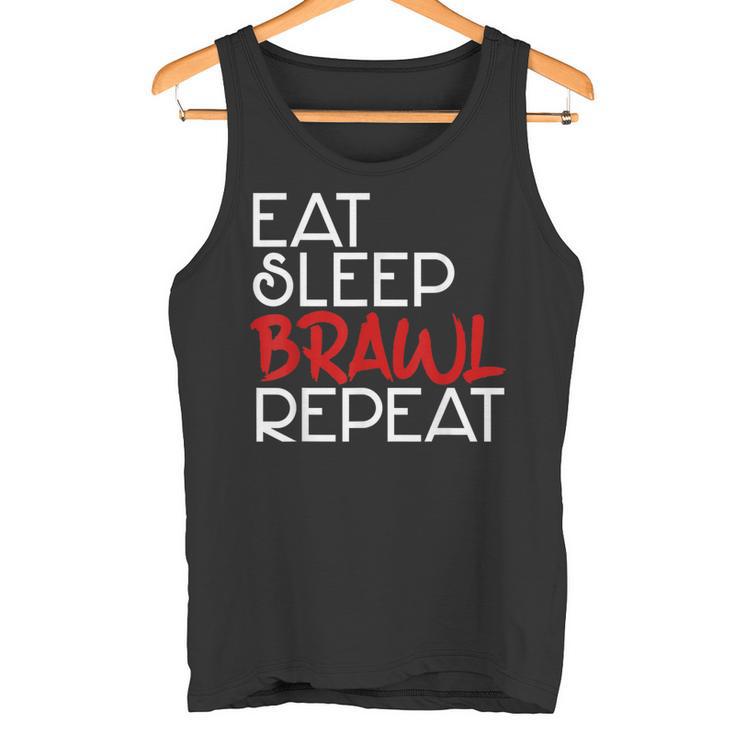 Eat Sleep Brawl Repeat Gamer Gamer Game Children's Star Tank Top