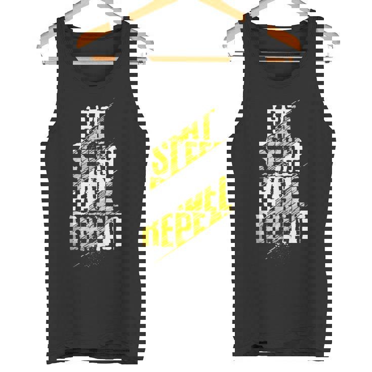 Eat Sleep Padel Repeat Padel Tennis Divertido Padelista Sin Mangas Camiseta sin mangas