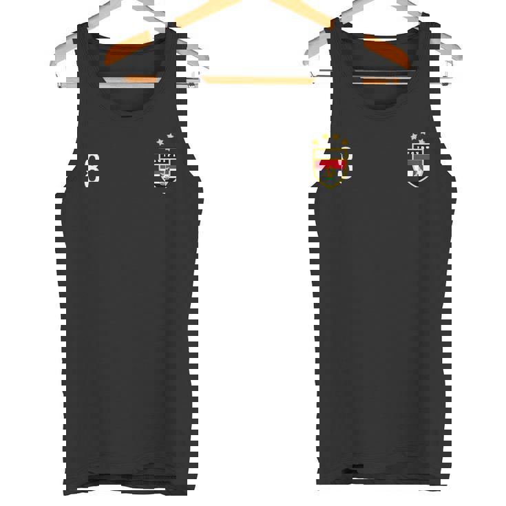 Egipto Número 8 Fútbol Bandera Fútbol Ocho Egipcio Camiseta sin mangas