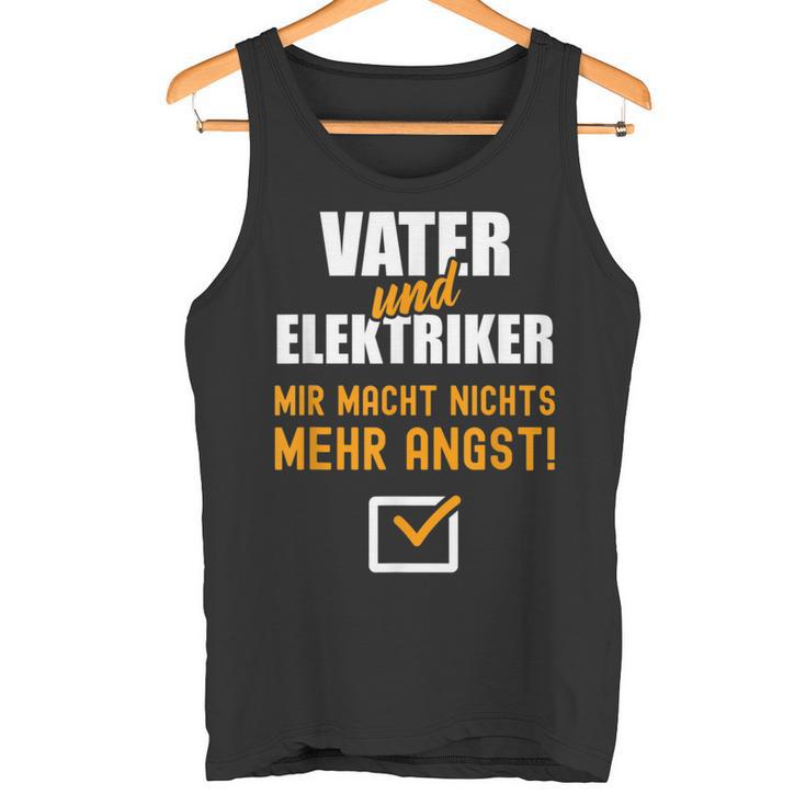 Electrician Father Dad Birth Tank Top