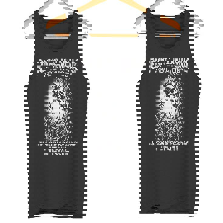 Escalada Zombie Apocalipsis Habilidad Escalador Gracioso Camiseta sin mangas