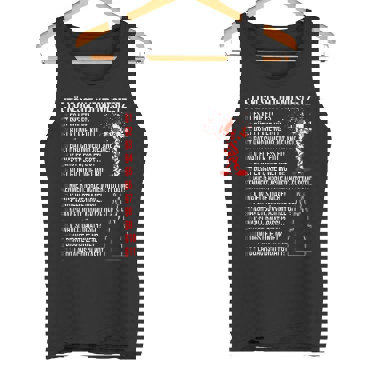 Et Kölsche Jrundjesetz Cologne Basic Law Cologne Alaaf Tank Top