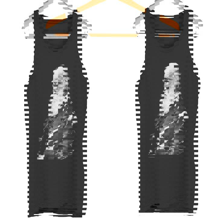 Evolution Charles Darwin Foto Divertida Diseñointage Camiseta sin mangas
