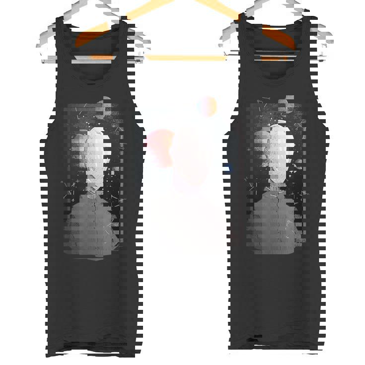 Faceless Man Planet Astronaut -Astral Cosmic Space Tank Top