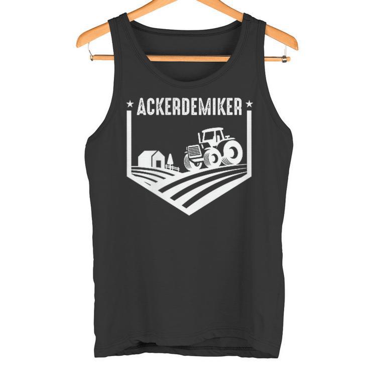 Farmer Tractor Lovers Farmers Child Pocket Print Farmers Demic Tank Top