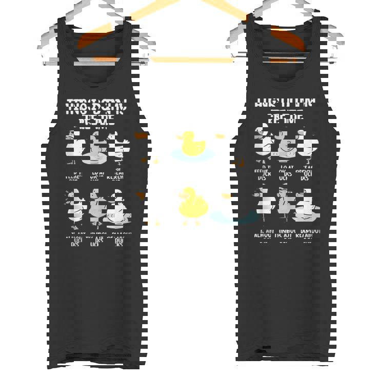 Feed Ducks Talk About Ducks Tank Top Tank Top