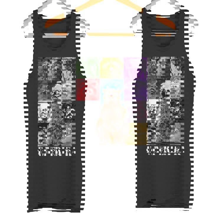 Feral Era Raccoon Meme Tank Top | Funny Graphic Apparel for All