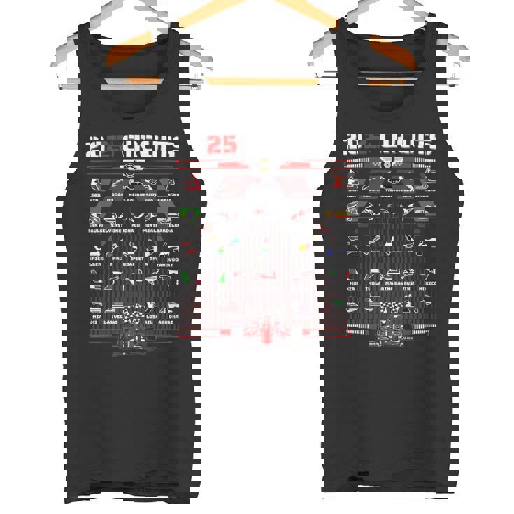Formula Racing Track 2025 Fans De Coches Retro Racing Camiseta sin mangas