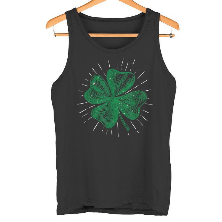 Four-Leaf Clover Ireland Lucky Charm Tank Top