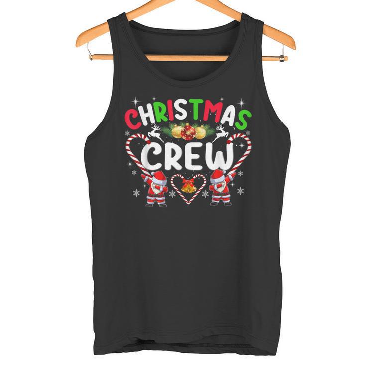 Christmas Crew Santa Dabbing Family Pyjamas Tank Top