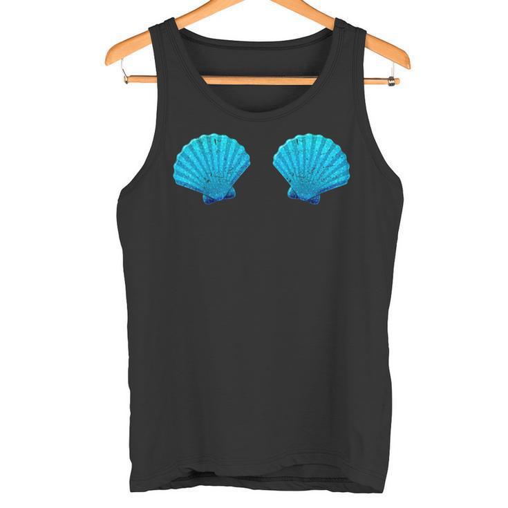 Mermaid Shell Bra Top Festival Shell Party Tank Top