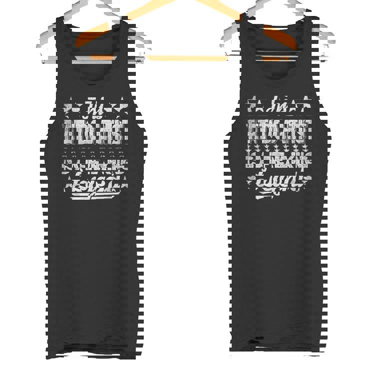 Profession Quote Tattoo Artist Camiseta sin mangas