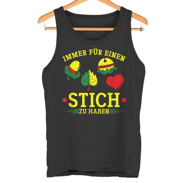 Sheep Head Slogan Card Game Shot Cotton Tank Top