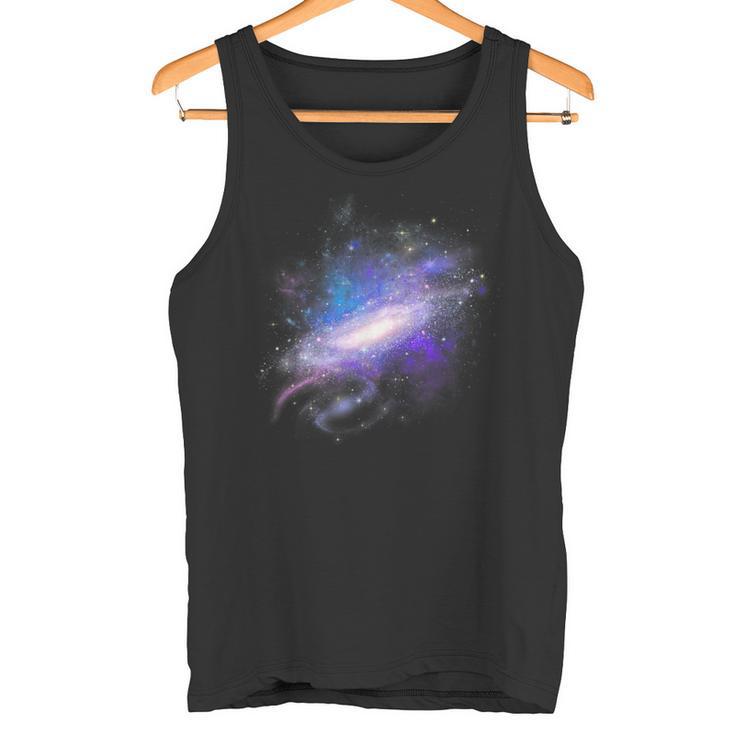 Galaxy Space Planets Universe Stars Moon Astronomer Tank Top