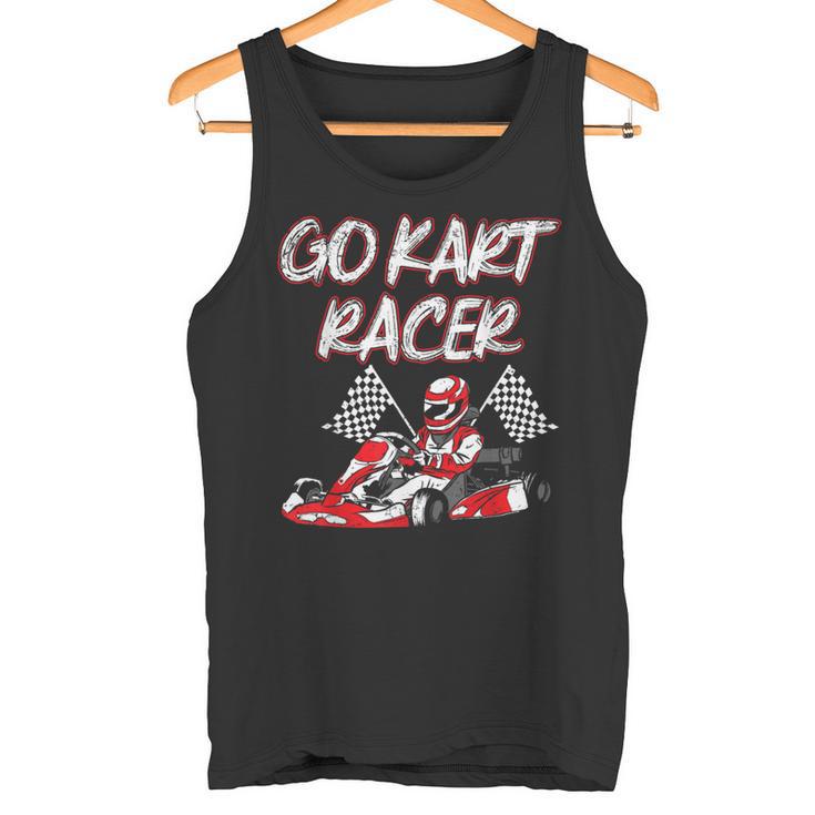 Go Kart Racer Red Kart Racing Kart Tank Top