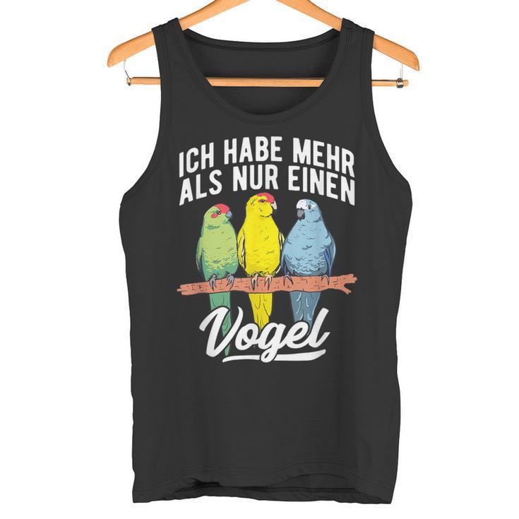 With Goat Parakeet Ich Habe Mehr Als Nur Einogel Parakeet Motif Tank Top