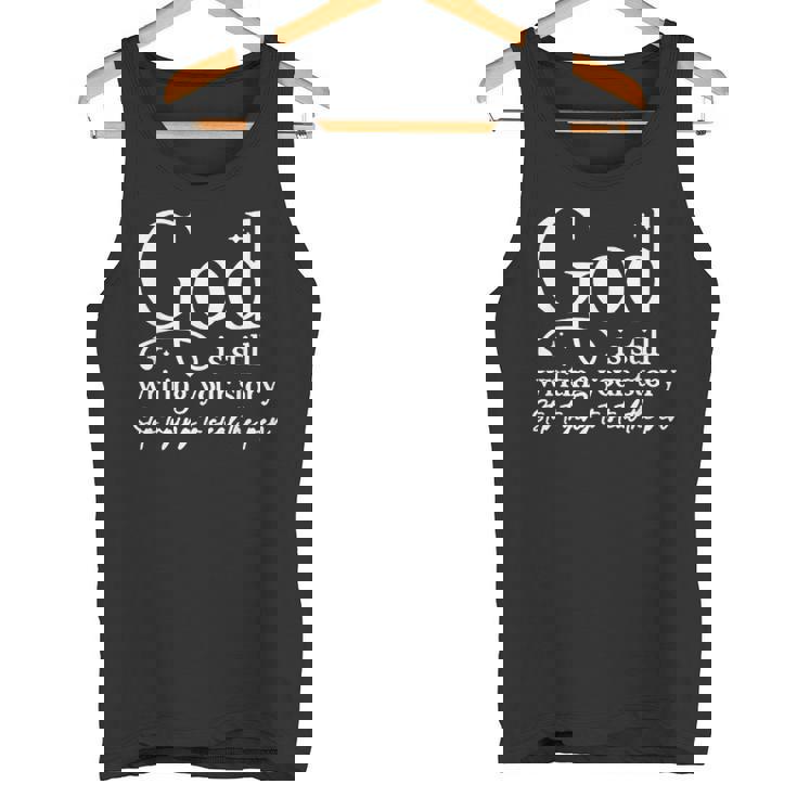 God Is Still Writing Your Story -Trust The Christian Process Tank Top