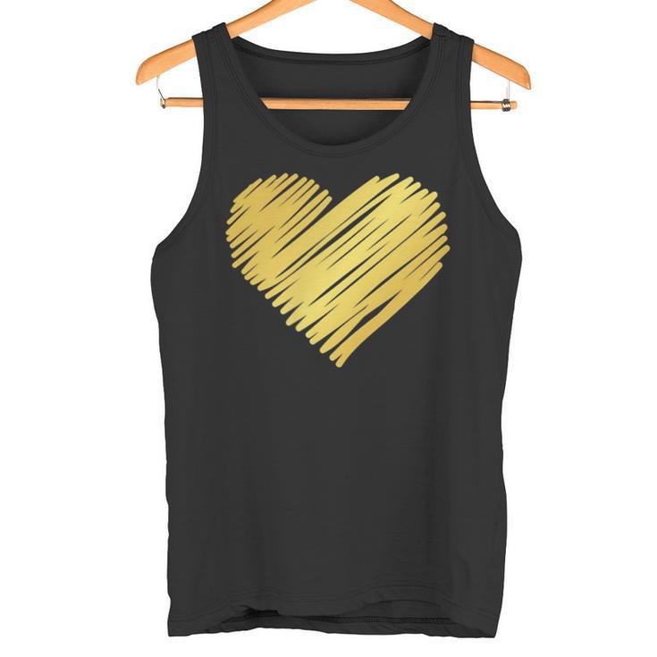 Golden Heart Tank Top